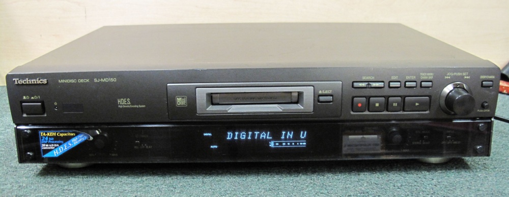 HiFiLand Plzeň - Minidisc deck Technics SJ-MD150, nečte nic, k